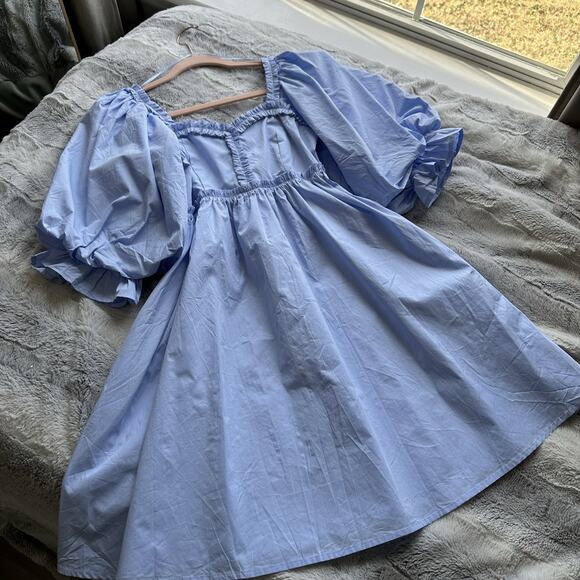 Fantastic Fawn Dress Baby Doll Blue Size Small - Picture 2 of 11